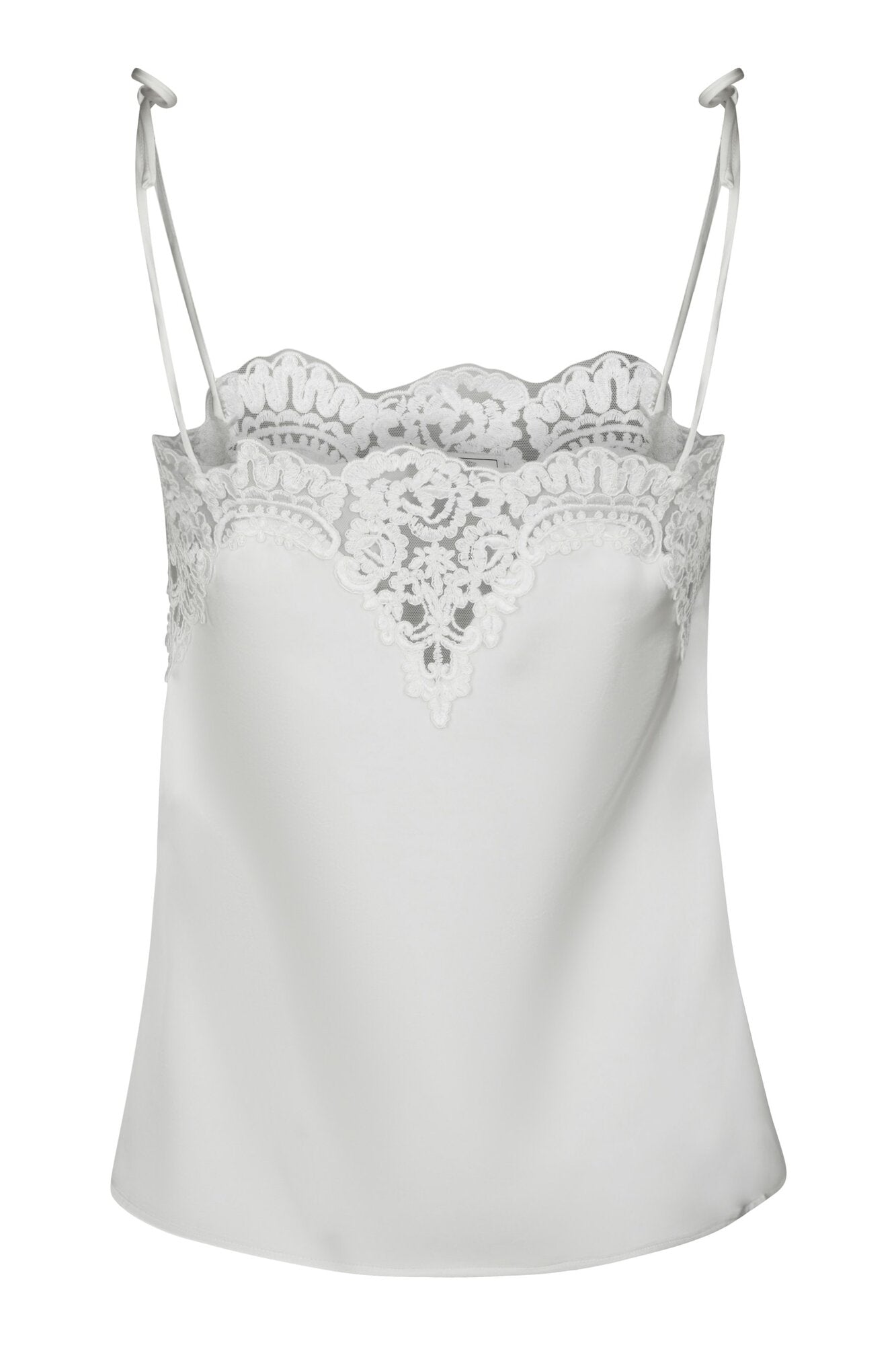 Kaela Heavy Sateen blondetop - Pearl